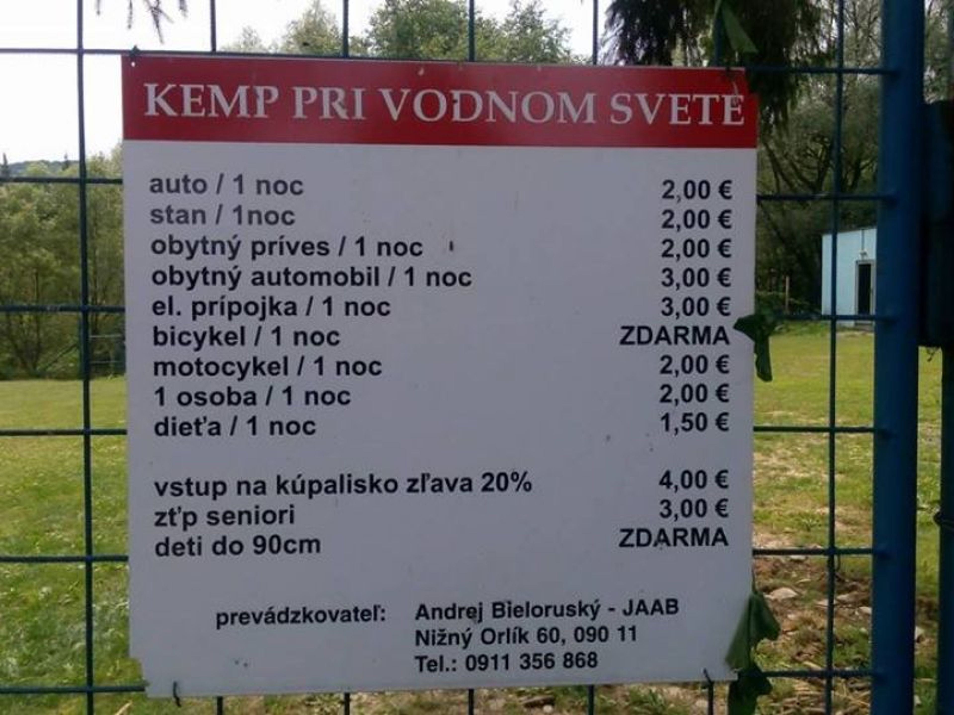 Autokemp Svidník Dokempu.cz